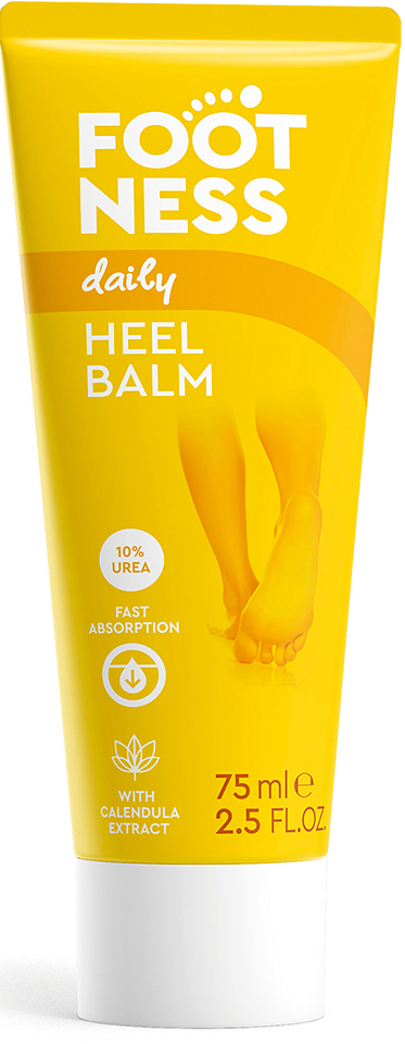 Footness Heel Balm Moisturizing Formula 10% Urea Calendula Allantoin 75 ml