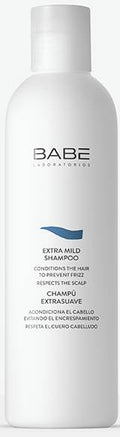 Babe Hair Extra Mild Shampoo Liquid Moisturizing Daily Care for Delicate Scalp 250 ml