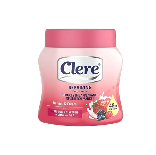 Clear Berry & Cream Body Moisturizer with Glycerin and Vitamins E & A, 500ml