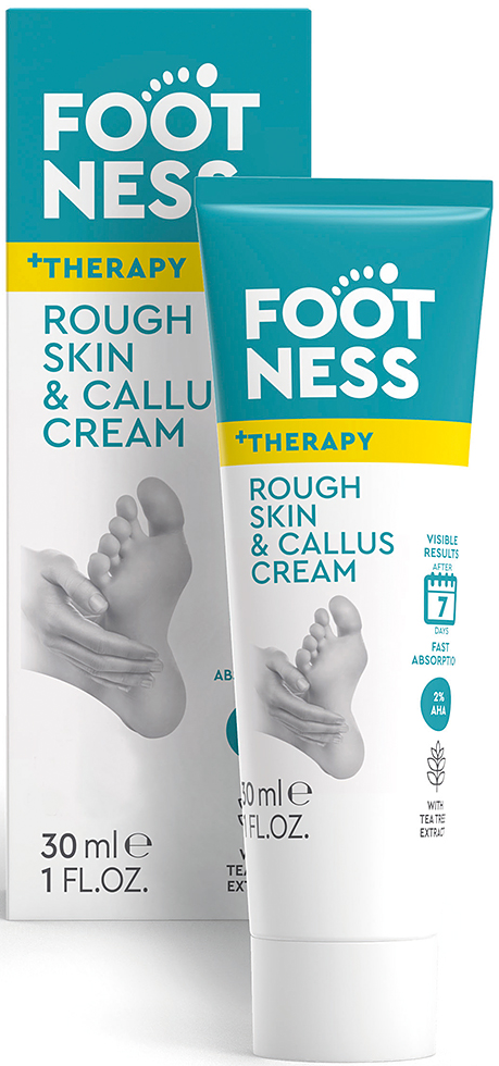 Footness Rough Skin & Callus Cream 2% Salicylic Acid Moisturizing Formula 30 ml