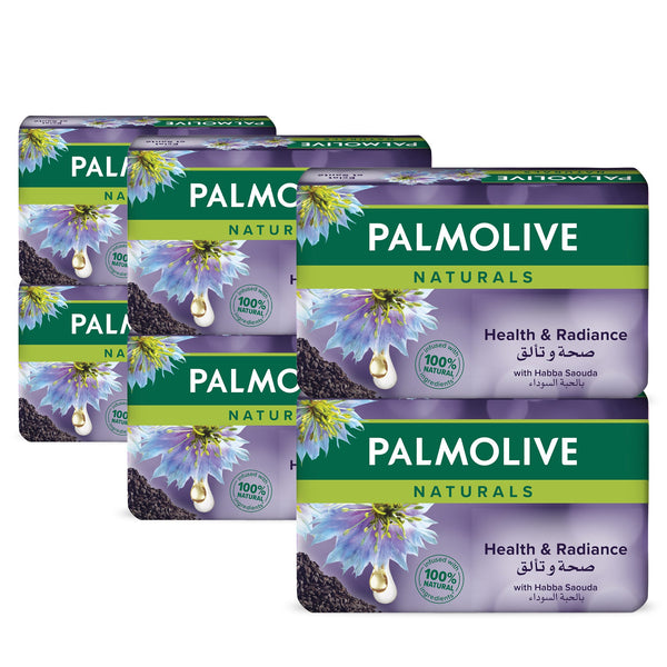 Palmolive Naturals Habba Saouda Soap Bars Moisturizing Formula 120g, 6-Pack