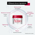 Fino Premium Touch Hair Treatment Mask Royal Jelly Extract 230g