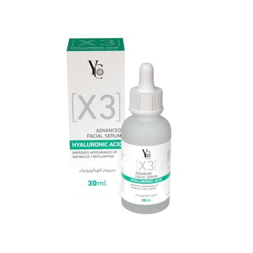 YC Hyaluronic Face Serum Lightweight Hydrating Formula 30ml