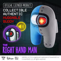 Among Us Right Hand Man Feature Plush with Glowing Eye and Sound Effects, Black, 25 cm