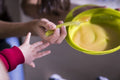 Nuvita Easy Eating Weaning Bowls Set, 2 Pieces, Green, BPA-Free