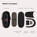 Stokke YOYO Newborn Shell Stroller Attachment Black, Lie-Flat Shell, UPF 50+