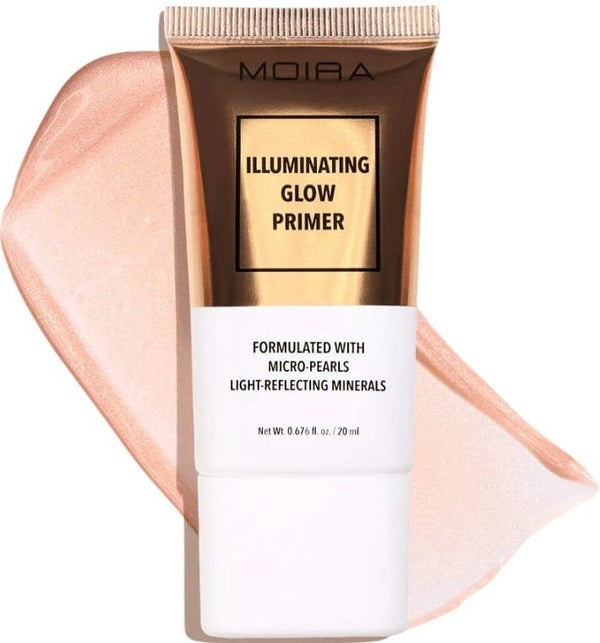 Moira Illuminating Glow Primer Gel with Micro-Pearls and Camellia & Jojoba Oils, 20 ml
