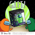 Among Us Special Edition Glow-in-the-Dark Action Figure, Green Ghost Floaty Flamingo