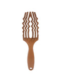 Hair System Square Vent Hairbrush with Flexible Bristles for Detangling and Faster Drying