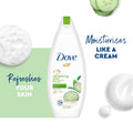 Dove Refreshing Body Wash Cucumber & Green Tea Moisturizing Formula 250ml x 2