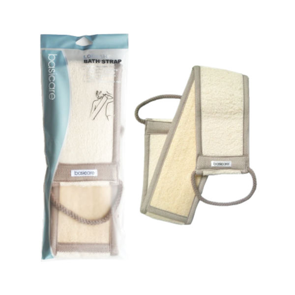 Basic Care Exfoliating Back Loofah Long Design for Body Cleansing