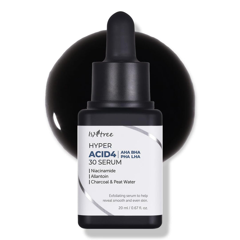 Isntree Hyper Acid4 AHA BHA PHA LHA Exfoliating Rinse-Off Serum 30% 20ml