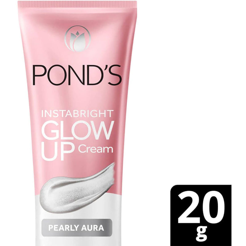 Pond's Glow Up Cream Pearly Aura Moisturizer with Hyaluronic Acid and Vitamin B3 20g