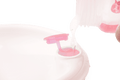 Nuvita Warm Feeding Plate With Suction Cup Pink