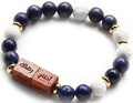 Min Maadan Alensan Lapis Lazuli Stone Sunan Rawatib Bracelet, Elasticated, 1 Pc