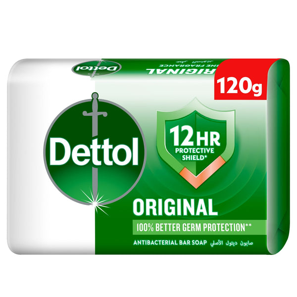Dettol Original Bathing Soap Bar Pine Scent 120g