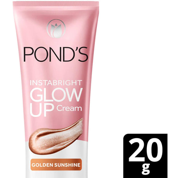 Pond's Glow Up Cream Golden Sunshine Radiance Moisturizer Vitamin B3+ Hyaluronic Acid 20g