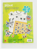 Disney Stitch Coloring Activity Book, 48 Pages, 30 Stickers, 4 Crayons