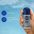 Nivea Silver Protect Men Deodorant Roll-On 48-Hour Freshness 50 ml