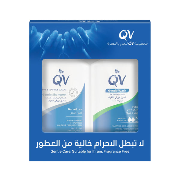 Ego Qv Gentle Shampoo and Gentle Wash Set 95ml + 90ml