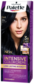 Palette Intensive Color Creme Hair Dye Blue Black 1-1 Permanent Colour
