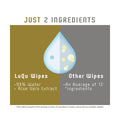 Luqu Sensitive Skin Baby Wipes Fragrance-Free Aloe Vera 720 Wipes, Pack of 12