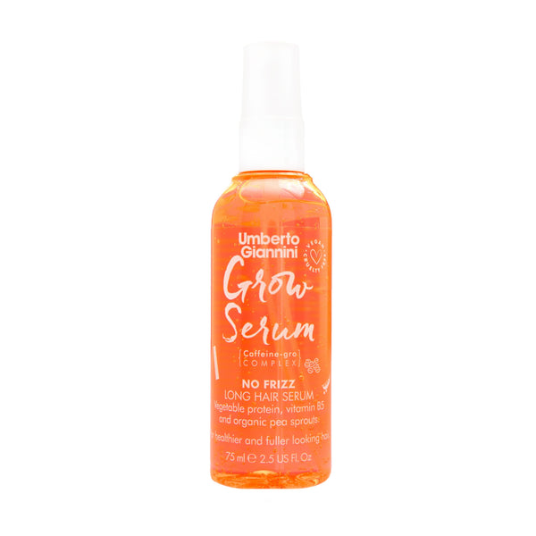 Umberto Giannini Grow Styling Serum Liquid Anti-Frizz Serum with Vegetable Protein and Pro-Vitamin B5 75ml
