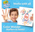Crayola Color Wonder Blank Coloring Pages Refill, 50 Pages, Foldalope Folder