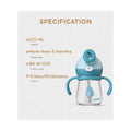 Luqu Tritan Sippy Cup for Toddlers, Spill-Proof Straw Training Cup, BPA-Free, 220ml
