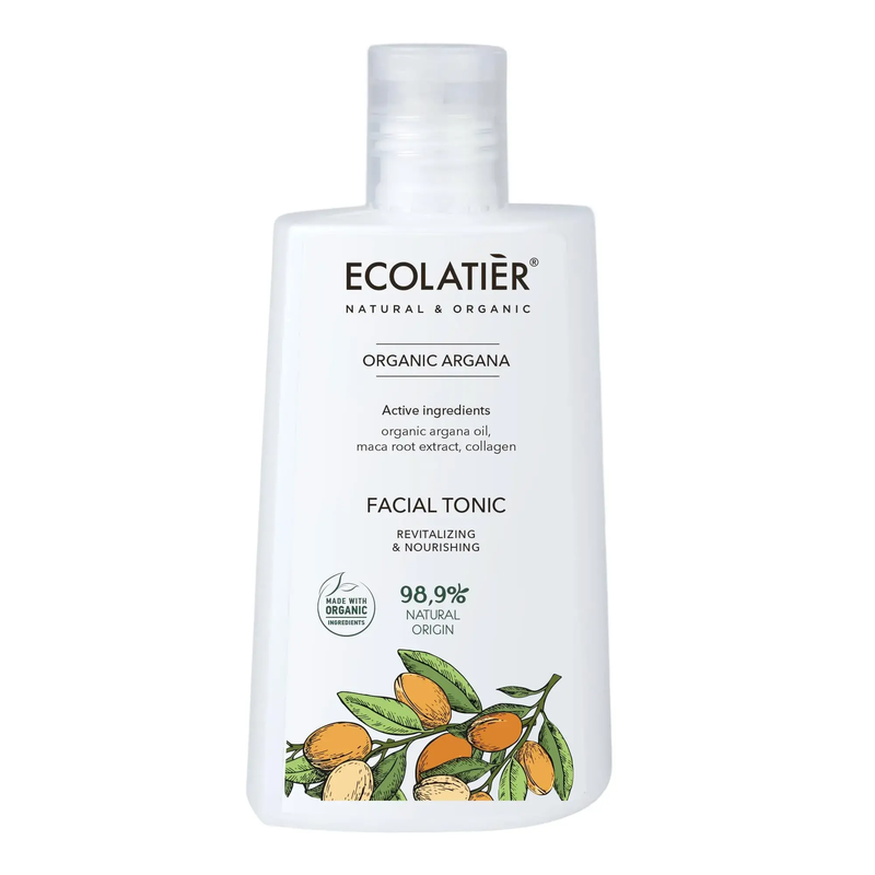 Ecollaire Nourishing Facial Tonic Organic Argan Oil Extract 250ml