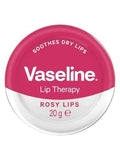 Vaseline Lip Therapy Rosy Lips Pink Lip Balm, Rose Oil, Almond Oil, SPF 15, 20g