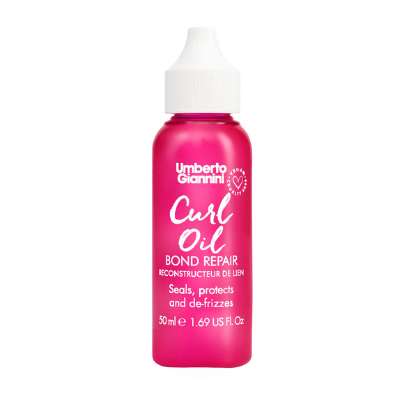 Umberto Giannini Curl Bonding Hair Oil Lightweight Coconut Shea Olive Oils 50ml