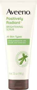 Aveeno Positively Radiant Daily Facial Scrub, Exfoliating Brightening Formula, 198 g