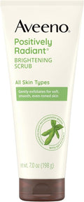 Aveeno Positively Radiant Daily Facial Scrub, Exfoliating Brightening Formula, 198 g