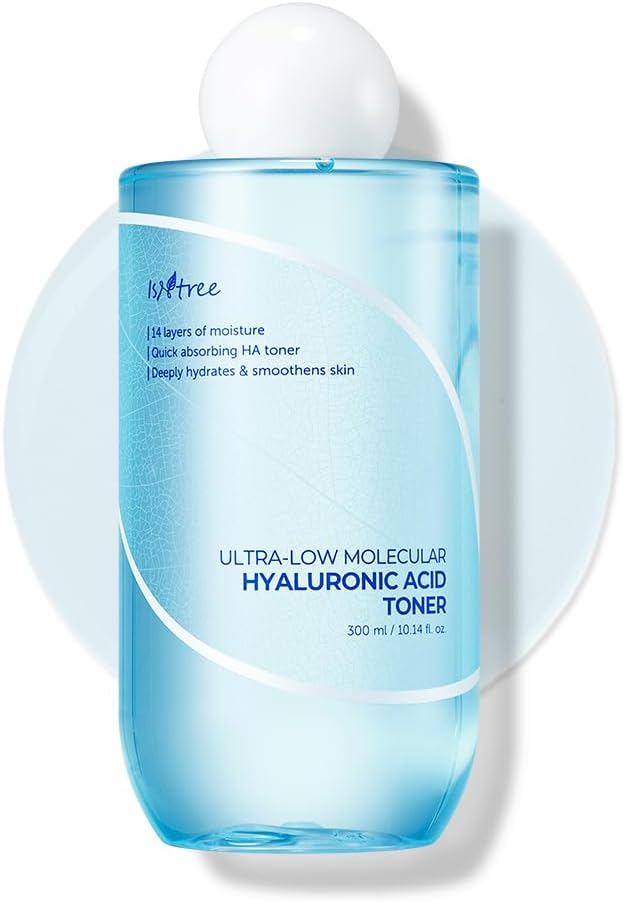 Isntree Ultra-Low Molecular Hyaluronic Acid Toner Liquid Deep Hydration 300ml