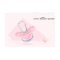 Luqu Silicone Pacifier Flat Head Symmetrical Design Pink