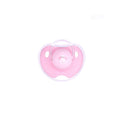 Luqu Silicone Pacifier Flat Head Symmetrical Design Pink