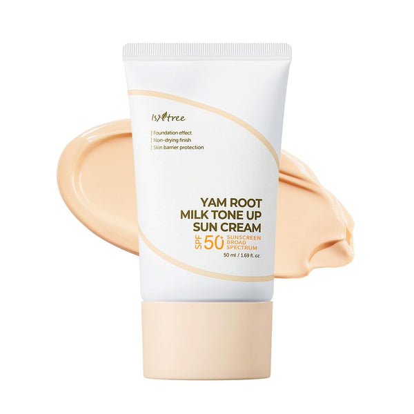Isntree Yam Root Milk Tone Up Sun Cream Mineral SPF50 PA++++ 50ml