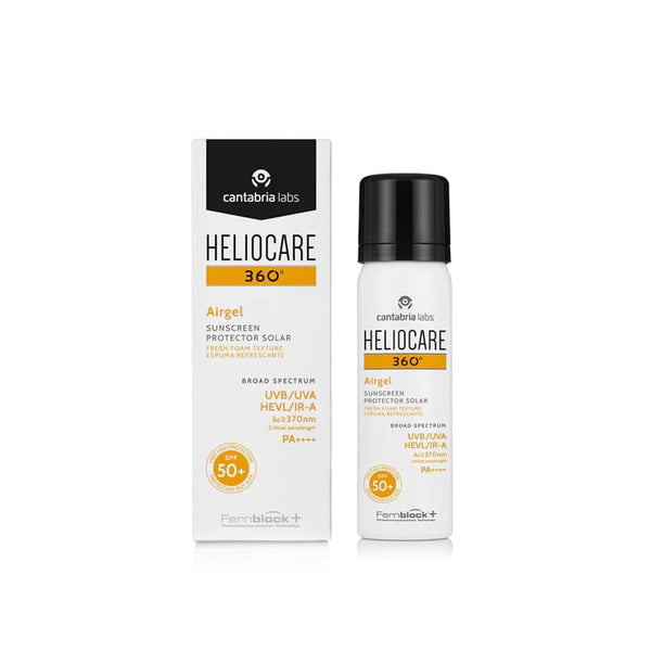 Heliocare 360 Air Gel Lightweight Sunscreen Gel UVA UVB Protection 60 ml