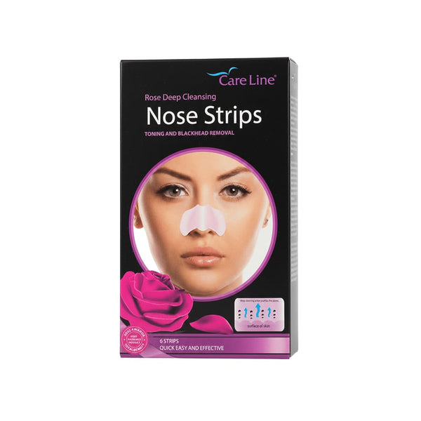 Care Line Deep Cleansing Nose Strips Pink 6 Strips