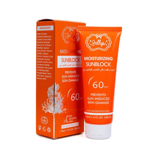 Jellys Vitamin C Moisturising Sunscreen Cream SPF 60 118ml