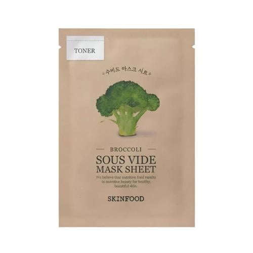 Skinfood Broccoli Face Mask Sheet Mask Moisturizing Revitalizing 22g