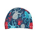 Green Sprouts Swim & Sun Cap UPF 50+ Navy Octopus 9-18 Months