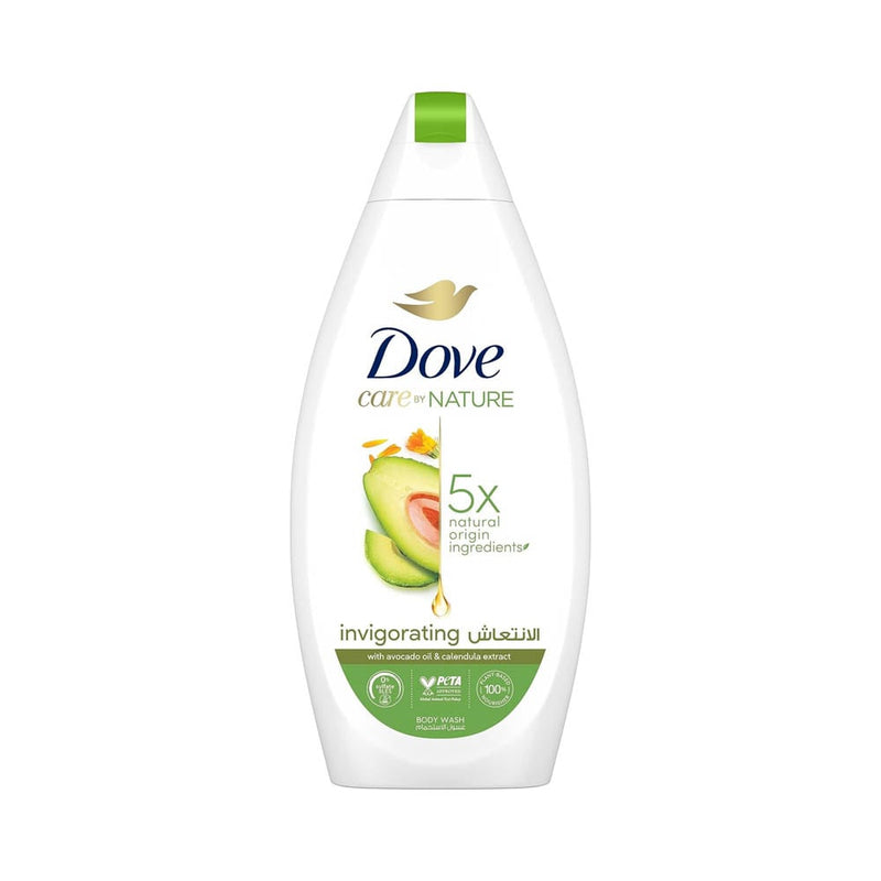 Dove Natural Care Shower Gel Avocado Oil Calendula Extract 500 ml
