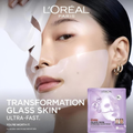L'Oreal Paris Revitalift Filler Glow Hydrogel Face Mask, Hydrating Radiance Care, Single Mask