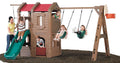 Step2 Adventure Lodge Play Centre with Slide, Swings, Climbing Wall and Rope