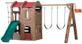 Step2 Adventure Lodge Play Centre with Slide, Swings, Climbing Wall and Rope