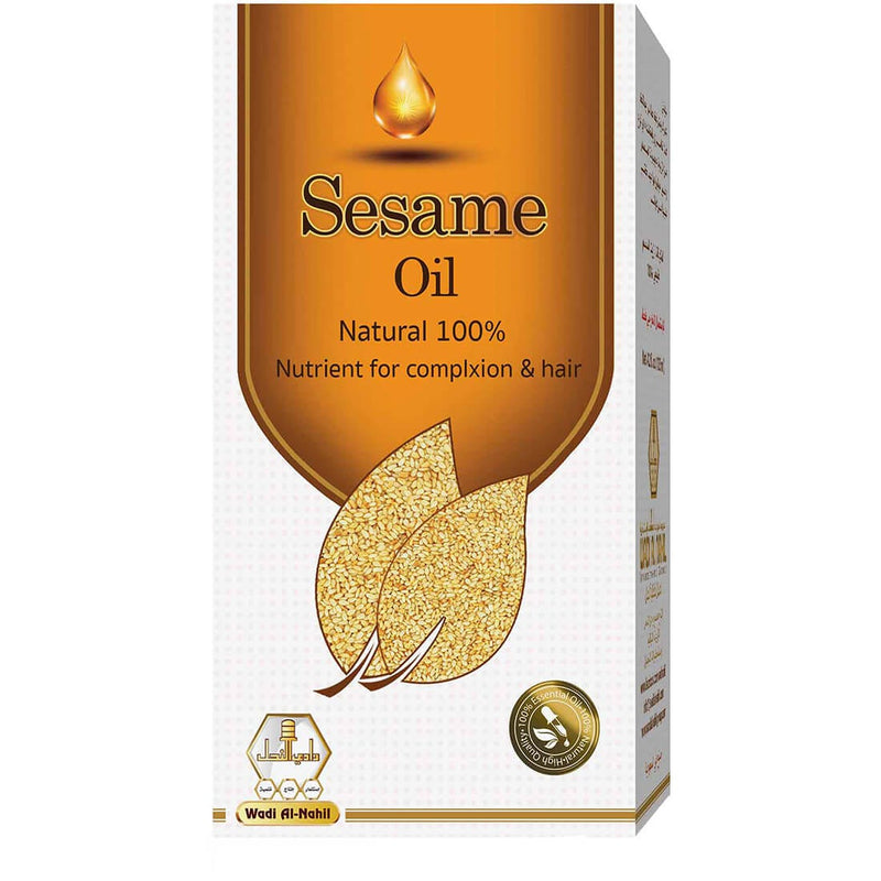 Wadi Alnahl Sesame Hair Oil Liquid Silicone-Free Nourishing Formula 125 ml