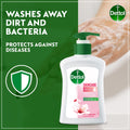 Dettol Skincare Liquid Handwash Pump Rose & Sakura Blossom Scent 200ml