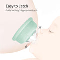 Luqu Glass Baby Bottle Silicone-Coated Borosilicate Glass Blue 120 ml